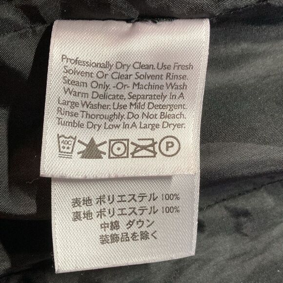 Eddie Bauer Womens Size L Premium Goose Down Black Quilted Zip Front Vest - Picture 7 of 11